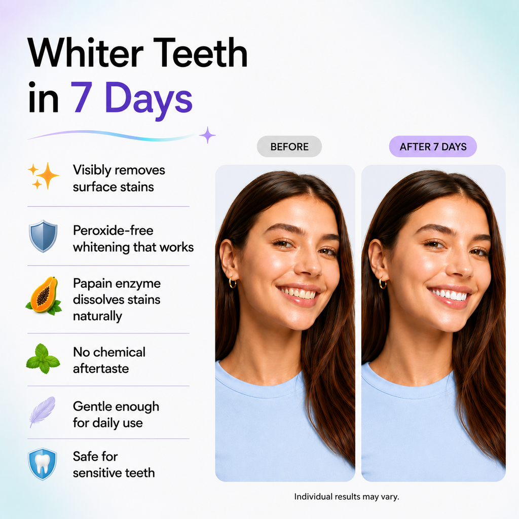 AISU LAB whitening strips surface stain results information